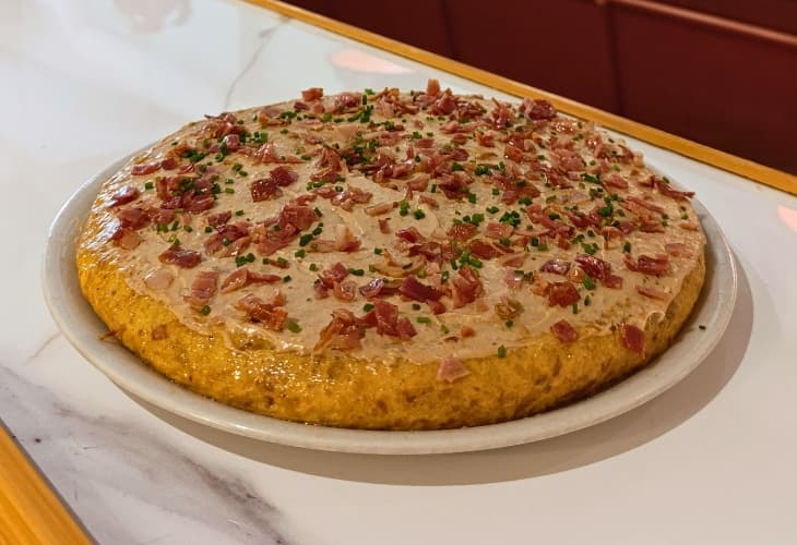 Tortillas especiales en Santander cafeteria Rua