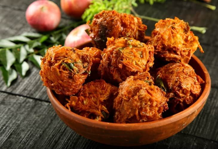 Prepara los mejores bhaji de cebolla