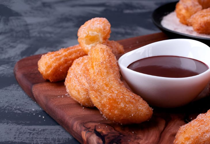 Receta de churros con chocolate caseros