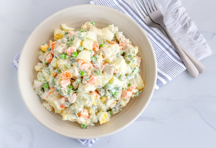 Receta de ensaladilla rusa perfecta