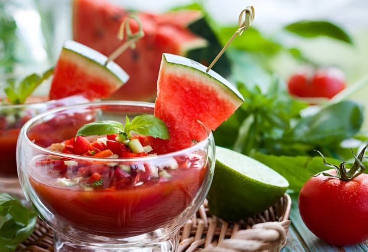 Receta de gazpacho de sandía: fresco y ligero