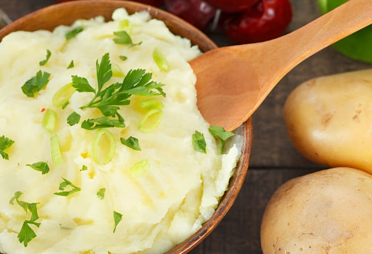 Receta del mejor mashed potatoes