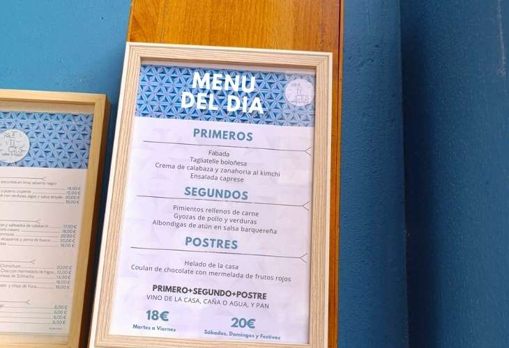 Menú del día en restaurante Matices en Santander