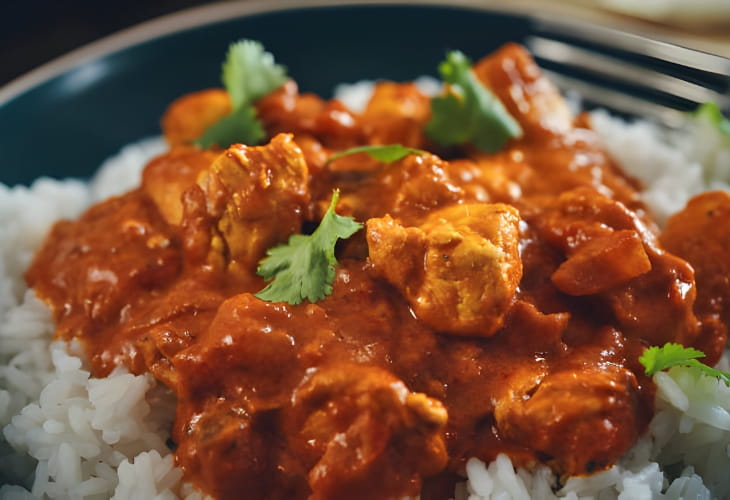 Receta de pollo al curry con arroz: Sabor y simplicidad en un plato