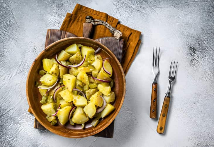 Kartoffelsalat, ensalada de patata alemana