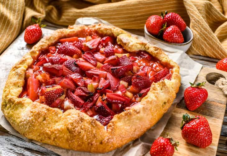 La mejor galette de fresas casera