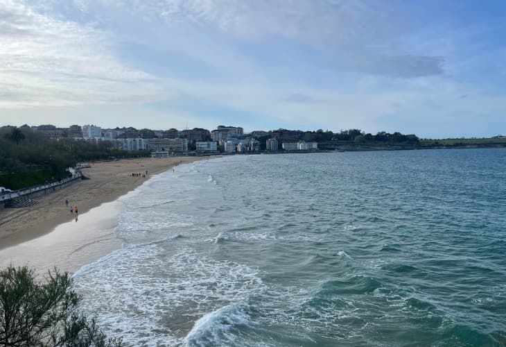 Desayunar en el Sardinero, Santander