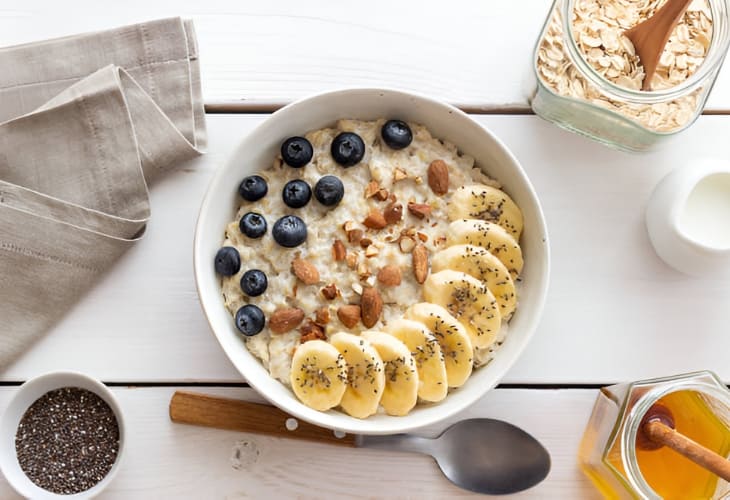 Receta de porridge de avena, desayuno inglés