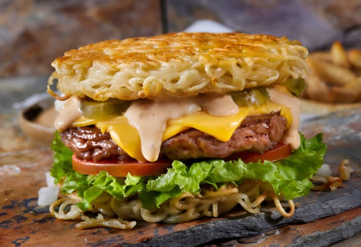 Ramen burger, combinación deliciosa