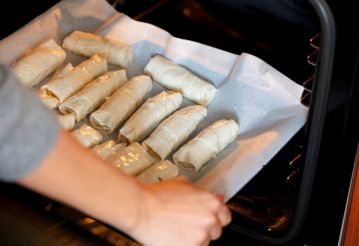 Los mejores rollitos de primavera al horno en casa