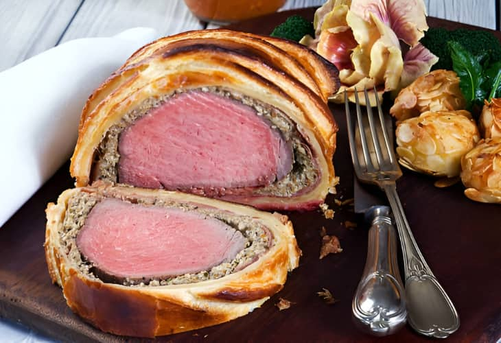 Receta de solomillo Wellington