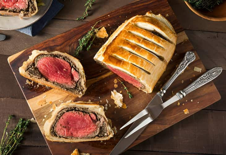 Solomillo Wellington, receta casera