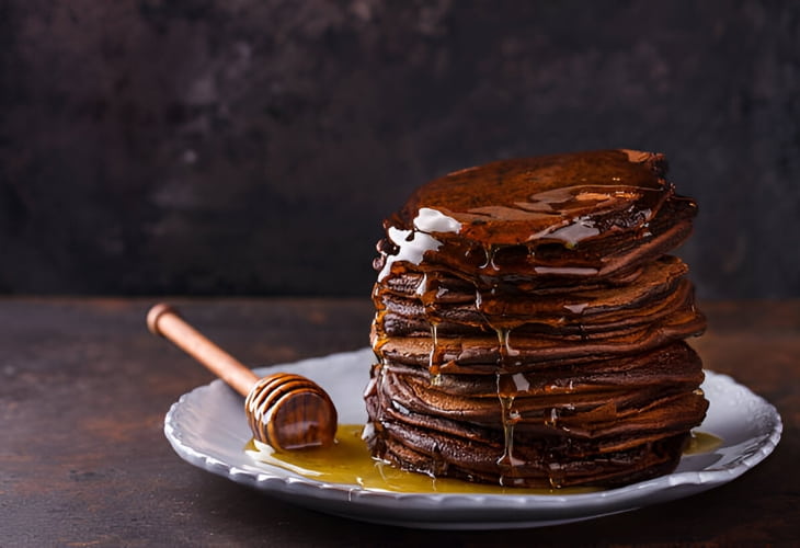 Las mejores tortitas de chocolate caseras