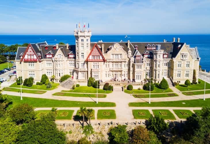 El palacio de la Magdalena en Santander