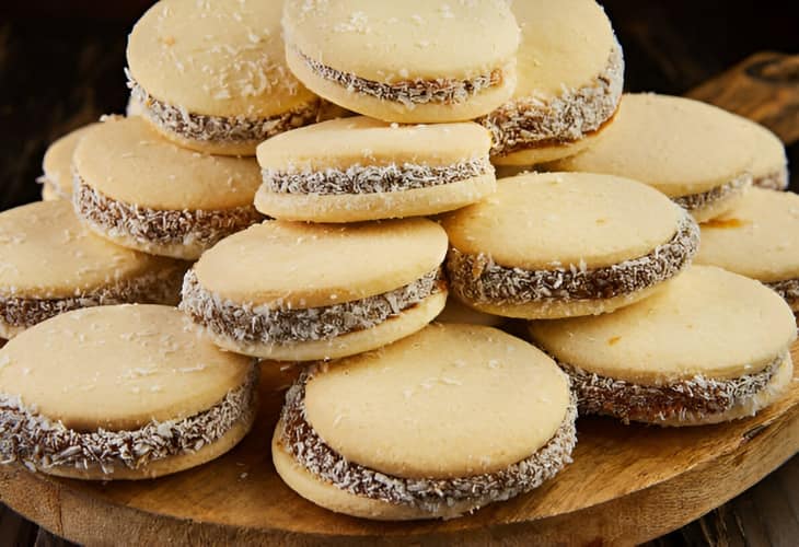 Alfajores Rellenos de Dulce de Leche, receta argentina