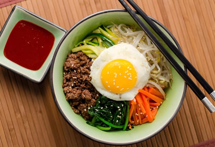 El mejor bibimbap coreano tradicional en casa