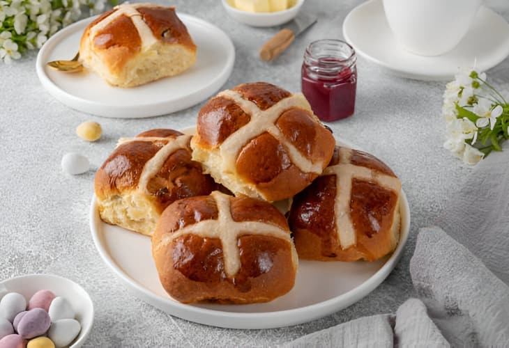 Bollos de Pascua receta clásica