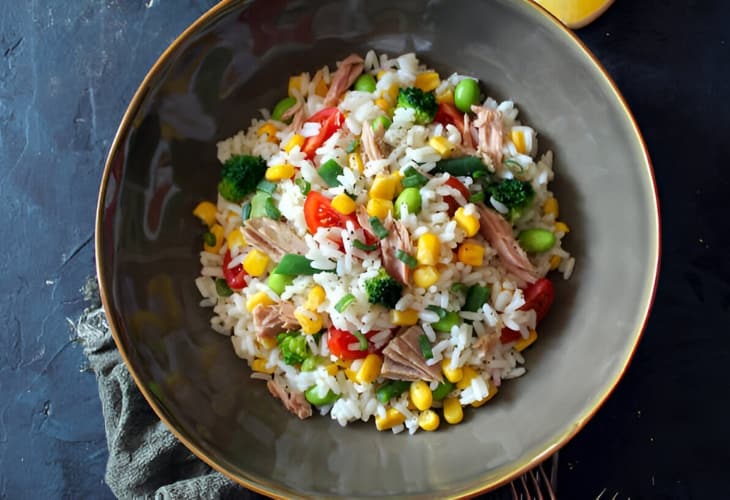 Ensalada de arroz, un clásico veraniego