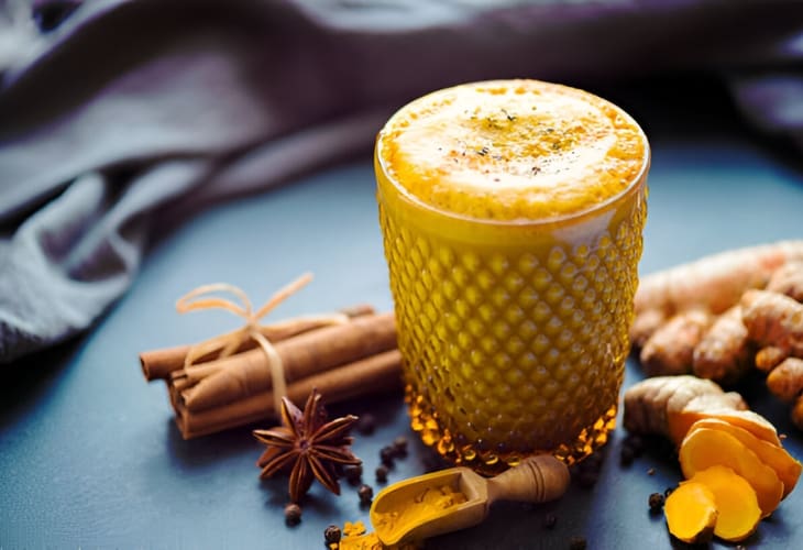 Receta de golden milk casera