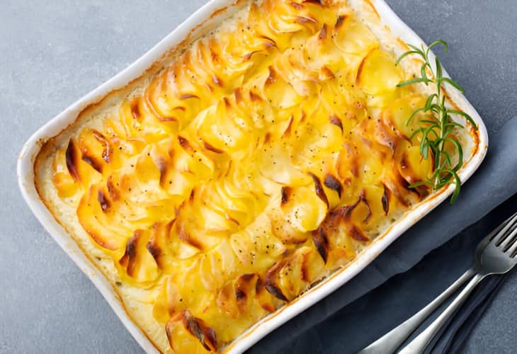 Gratin Dauphinois, receta tradicional francesa