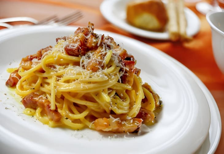 Receta de Spaghetti a la carbonara sin nata caseros