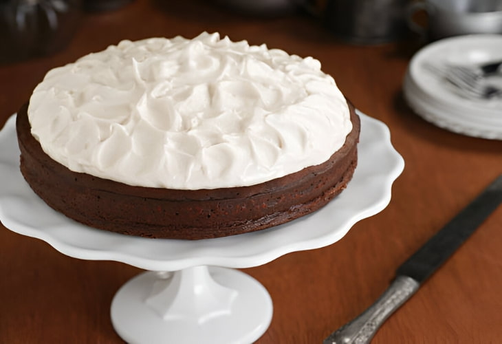 Tarta de chocolate sin harina, receta fácil