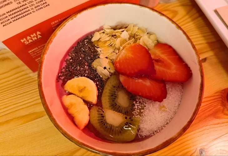 Açaí bowls Santander en Mamasana