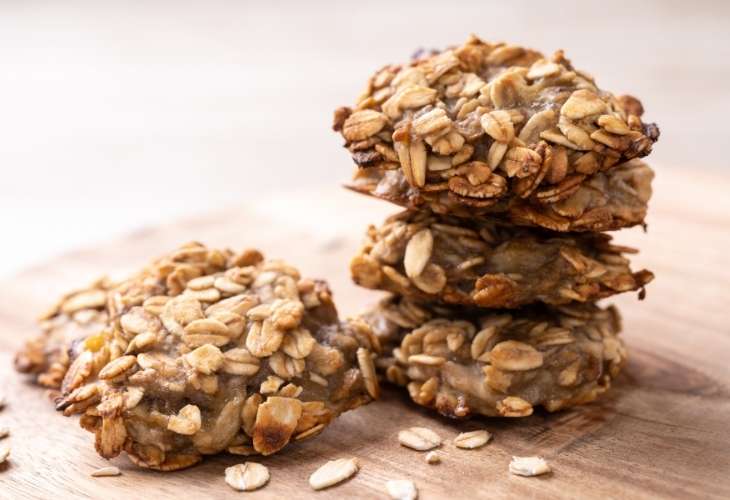 Receta de galletas de avena y plátano: opción sin azúcar