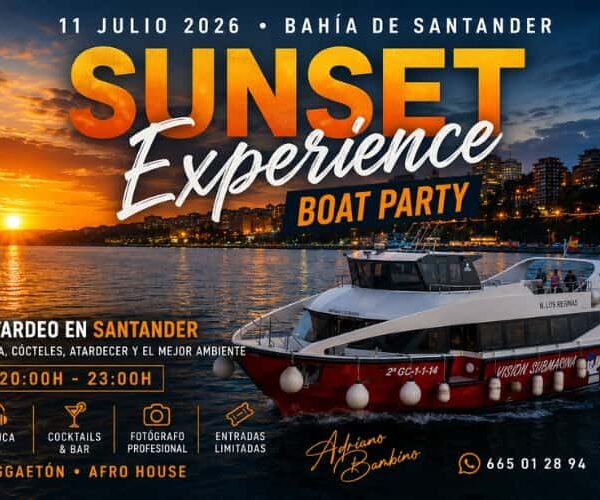 Qué hacer en Santander este verano: Fiesta en barco en Santander