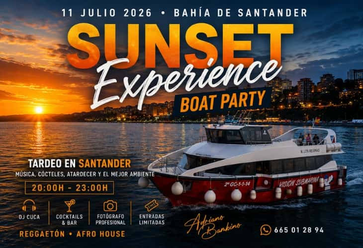 Qué hacer en Santander este verano: Fiesta en barco en Santander