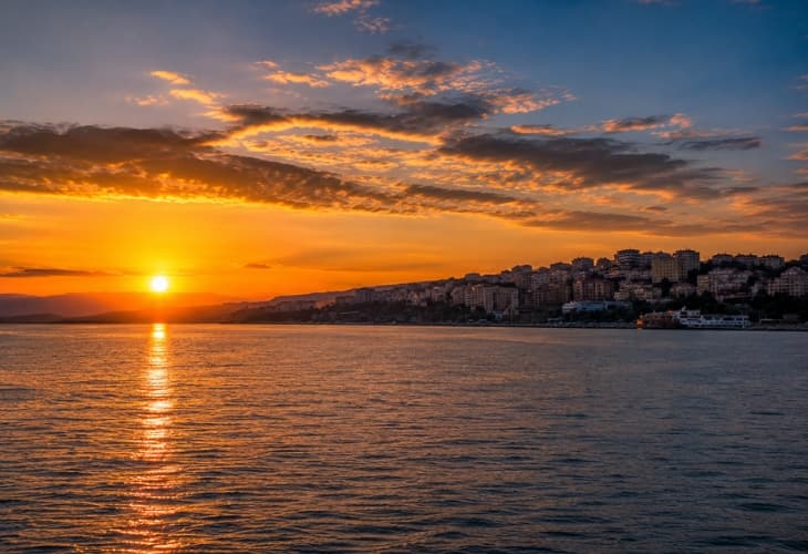 atardecer en santander