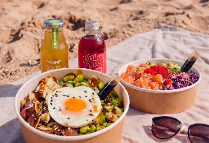 Comida para llevar a la playa en Santander: Mamasana