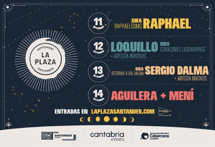 Conciertos La plaza Santander 2026