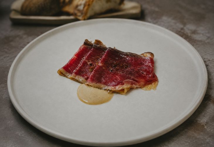 Picaña de Tudanca con mayonesa de anchoas en Casa Cirana, Santander