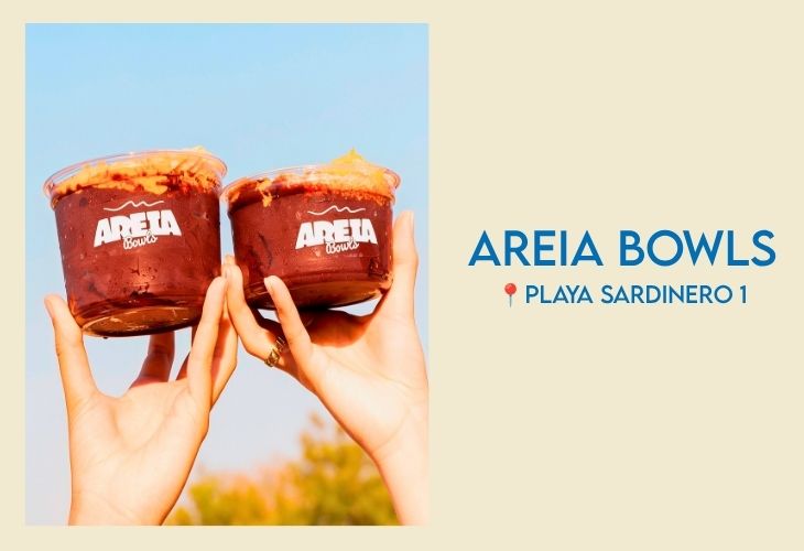Areia Bowls, açai en el sardinero