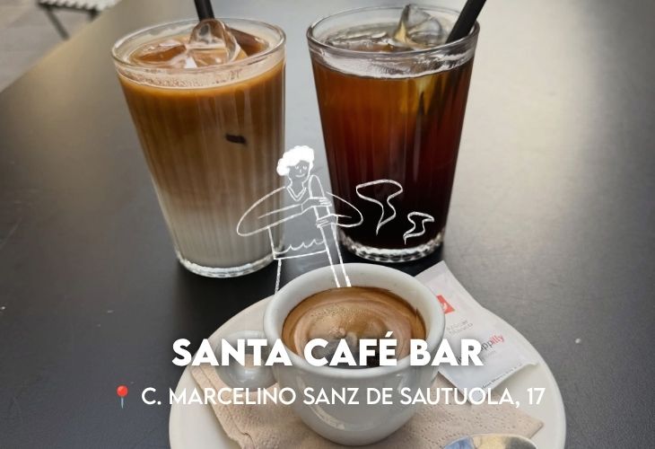 Santa Café Bar: Cafetería con café de especialidad en Santander