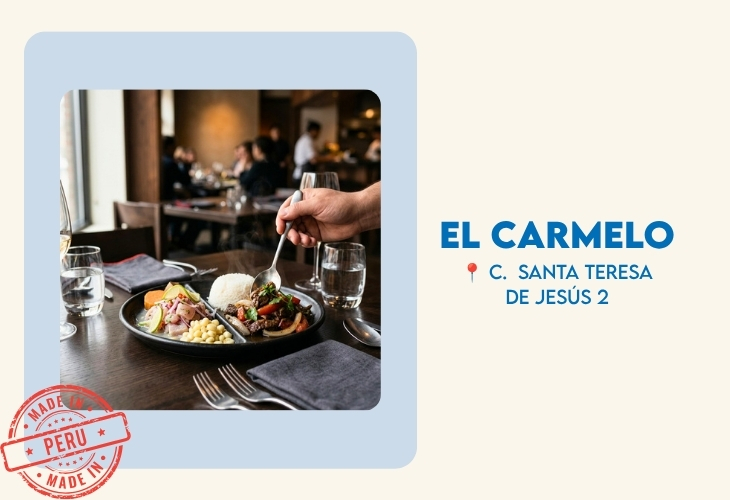 El Carmelo: Restaurante peruano en Santander