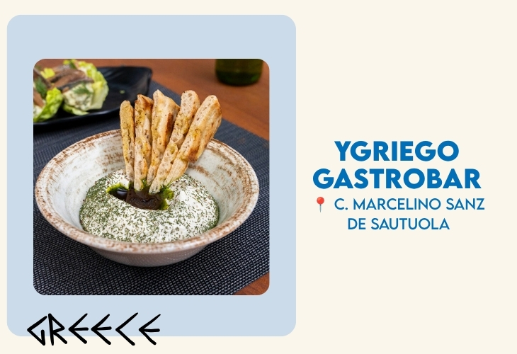 Ygriego Gastrobar: Restaurante Griego en Santander